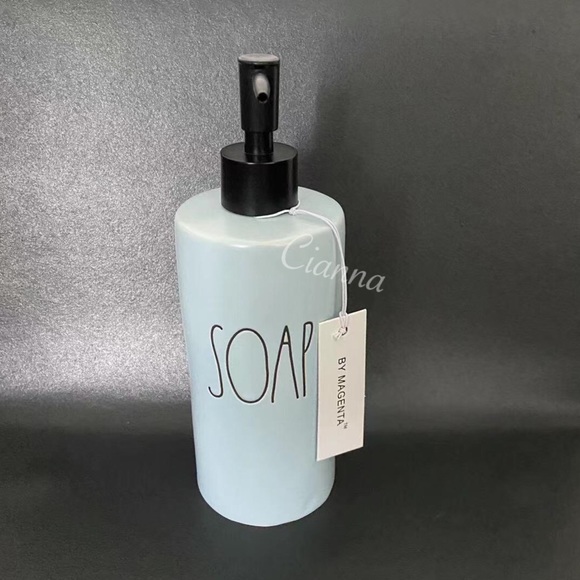 Rae Dunn Blue Soap Dispenser - Picture 1 of 1